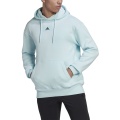 adidas Bluza z kapturem Essentials Feelvivid Bawełna jasnoniebieska Męska